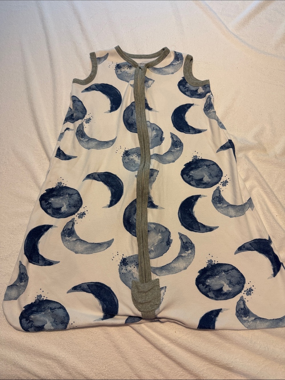 Burt's Bees Baby Navy Moonprint Sleeveless Sleep Sack